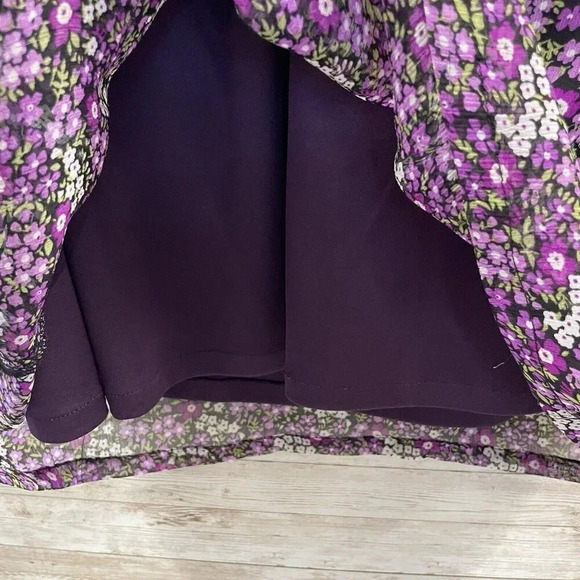 rabbit rabbit‎ rabbit DESIGNS Size 10 DRESS Purple Floral - Picture 7 of 9